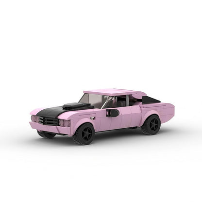 Vigilante Investigator Muscle Car Building Kit | LEGO-Compatible MOC - 1