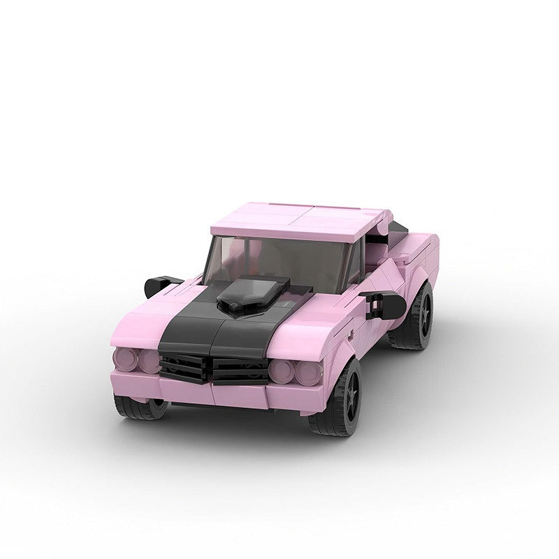 Vigilante Investigator Muscle Car Building Kit | LEGO-Compatible MOC - 2