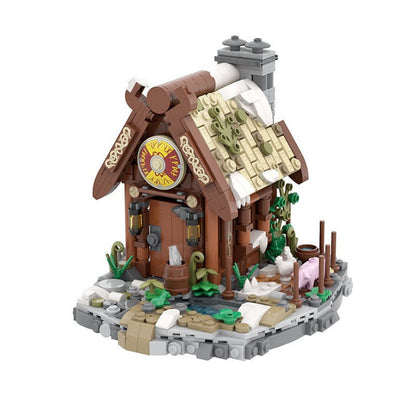 Viking Farm MOC Building Kit | Medieval Village Architecture Model - 5