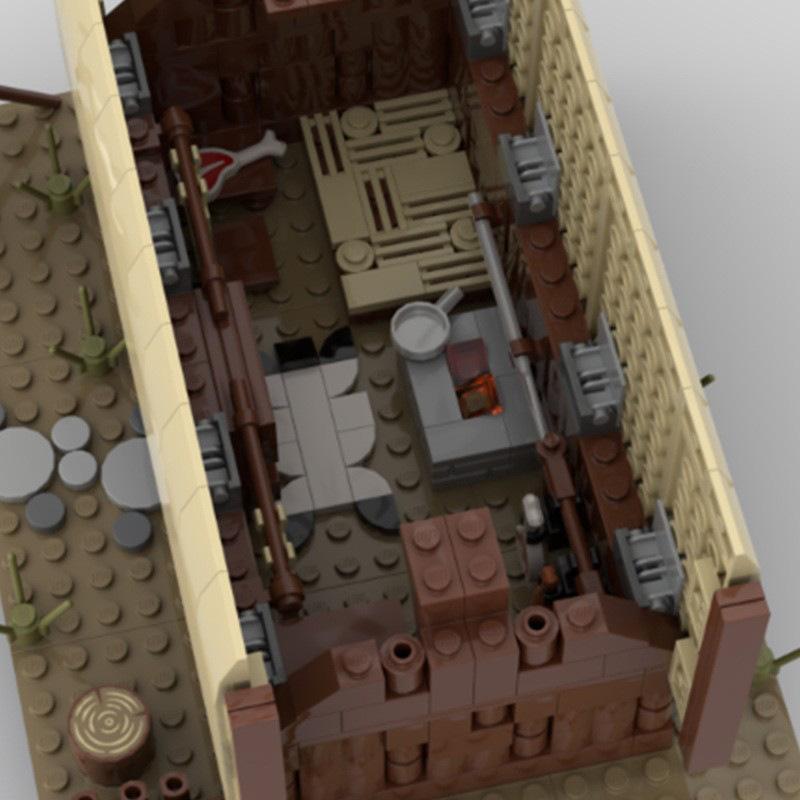 Viking Hut Building Kit | LEGO-Compatible MOC - 3