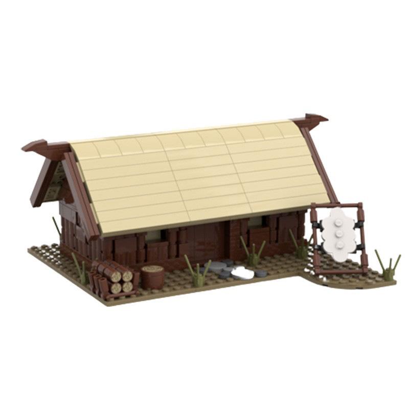 Viking Hut Building Kit | LEGO-Compatible MOC - 4