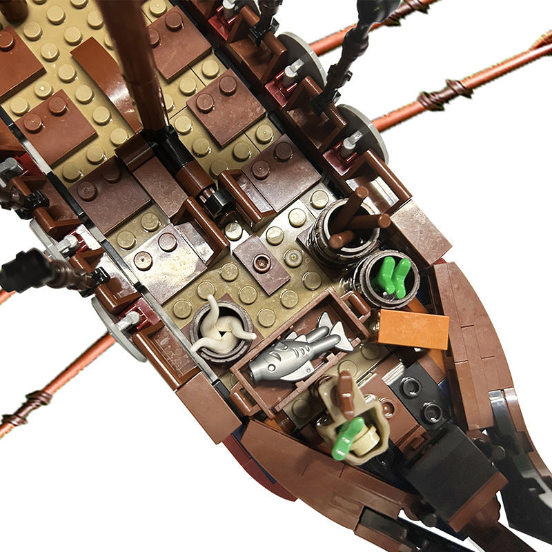 Viking Longship Building Kit | LEGO-Compatible MOC - 2