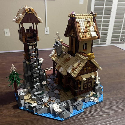 Viking Port House MOC Coastal Watchtower Building Kit - 2