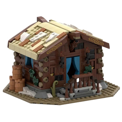 Viking Trading Post MOC Nordic Village Architecture Building Kit - 1