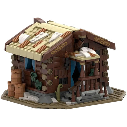 Viking Trading Post MOC Nordic Village Architecture Building Kit - 2