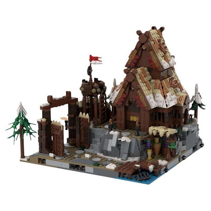 Viking Village Expansion Longhouse MOC Building Kit - 2