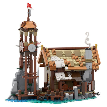 Viking Village Expansion MOC Building Kit | Nordic Settlement Architecture - 1