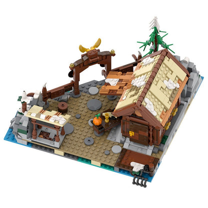Viking Village Expansion MOC Building Kit | Nordic Settlement Architecture - 4