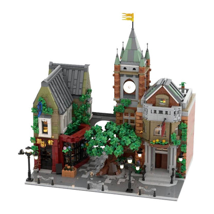 Village Square Building Kit | Compatible MOC - 1
