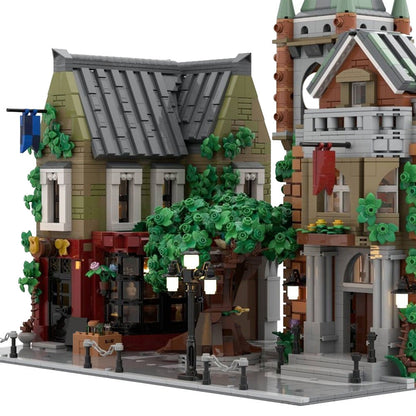 Village Square Building Kit | Compatible MOC - 3