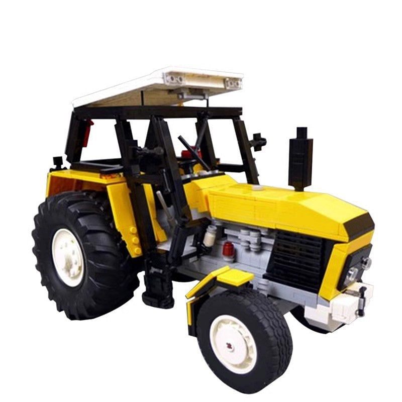 Vintage 1980s European Farm Tractor Building Kit | Retro Vehicle Model - 1