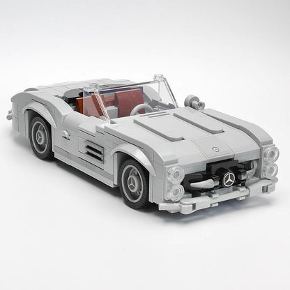 Vintage 300 SL Roadster & Gullwing Sports Car Building Kit | 8 studs Compatible MOC - 3