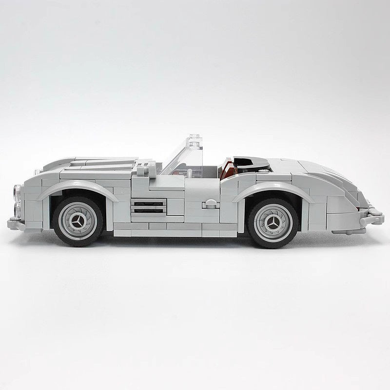 Vintage 300 SL Roadster & Gullwing Sports Car Building Kit | 8 studs LEGO-Compatible MOC - 2