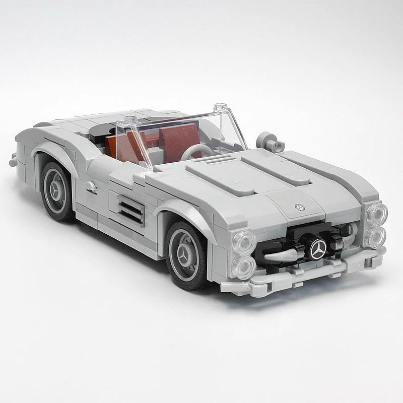 Vintage 300 SL Roadster & Gullwing Sports Car Building Kit | 8 studs LEGO-Compatible MOC - 3