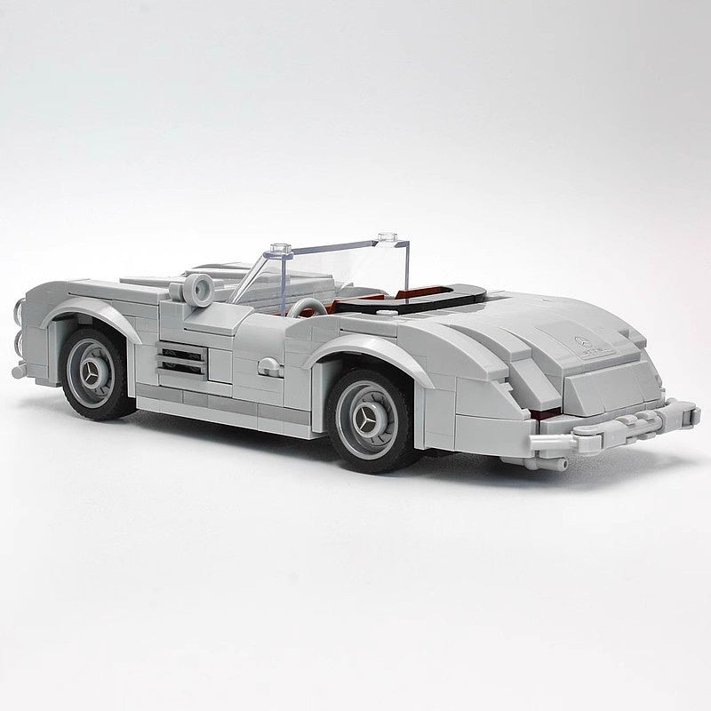 Vintage 300 SL Roadster & Gullwing Sports Car Building Kit | 8 studs LEGO-Compatible MOC - 4