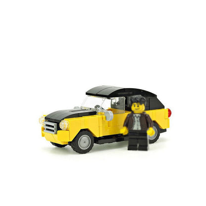 Vintage Classic Car MOC Building Kit | Retro Vehicle Model - 6
