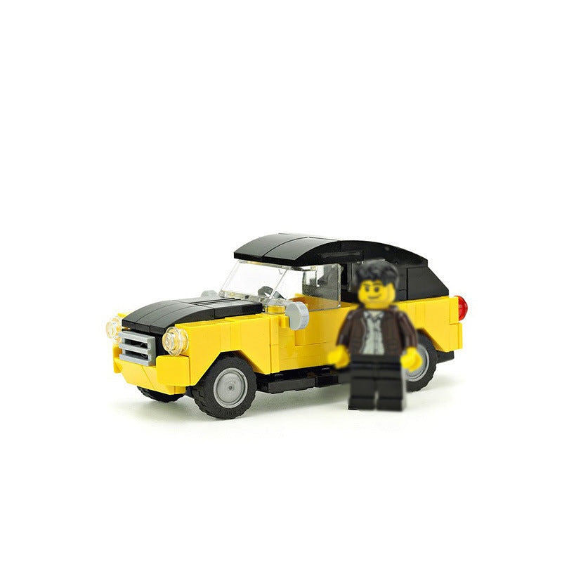 Vintage Classic Car MOC Building Kit | Retro Vehicle Model - 7