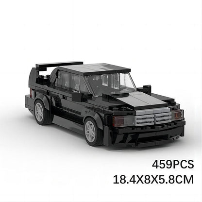 Vintage E-190 EVO Racing Sedan MOC Building Kit | 8-Wide Car Model - 10