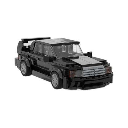 Vintage E-190 EVO Racing Sedan MOC Building Kit | 8-Wide Car Model - 9
