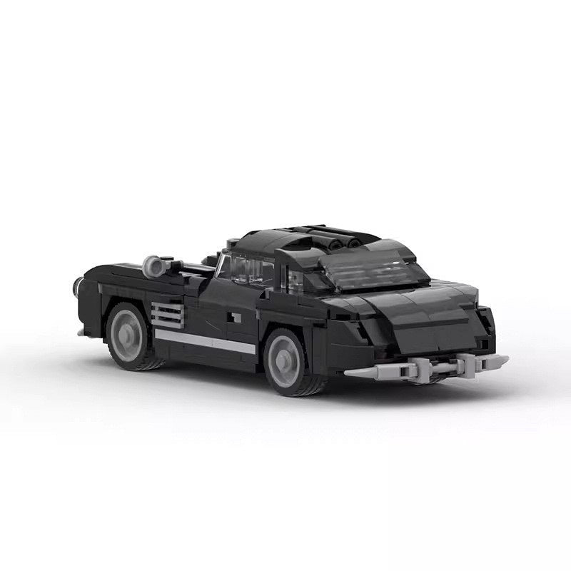Vintage Gullwing Coupe Classic German Sports Car Building Kit | LEGO-Compatible MOC - 3