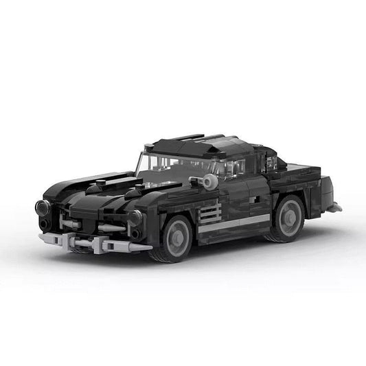 Vintage Gullwing Coupe MOC Building Kit | Classic Sports Car Model - 1