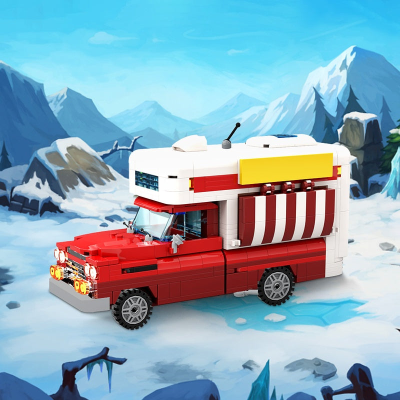 Vintage Hot Chocolate Food Building Kit | LEGO-Compatible MOC - 1