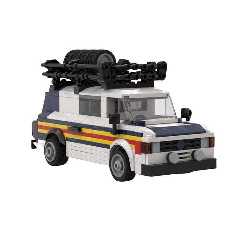 Vintage MKII Rally Support Van Building Kit | Compatible MOC - 2