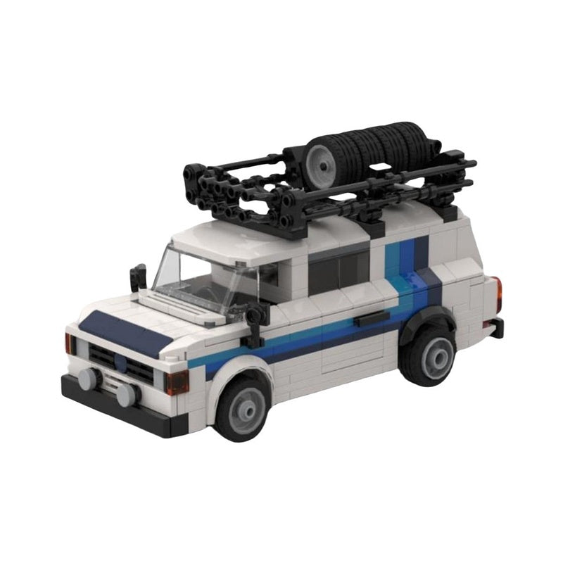 Vintage MKII Rally Support Van Building Kit | Compatible MOC - 3