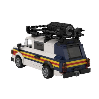 Vintage MKII Rally Support Van Building Kit | Compatible MOC - 4