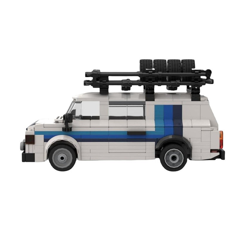 Vintage MKII Rally Support Van Building Kit | Compatible MOC - 5