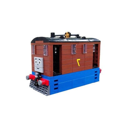 Vintage Steam Tram Engine Building Kit | LEGO-Compatible MOC - 1