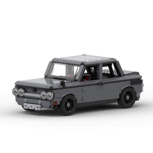 Vintage TTS Performance Racing Car MOC Building Kit | Sports Vehicle Model - 1