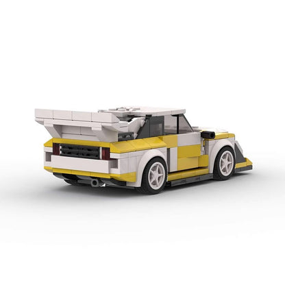 Vintage Turbo S1 Race Car Building Kit | LEGO-Compatible MOC - 2