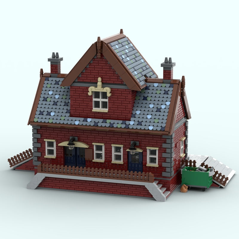 Vintage Village Train Station MOC Building Kit - 2