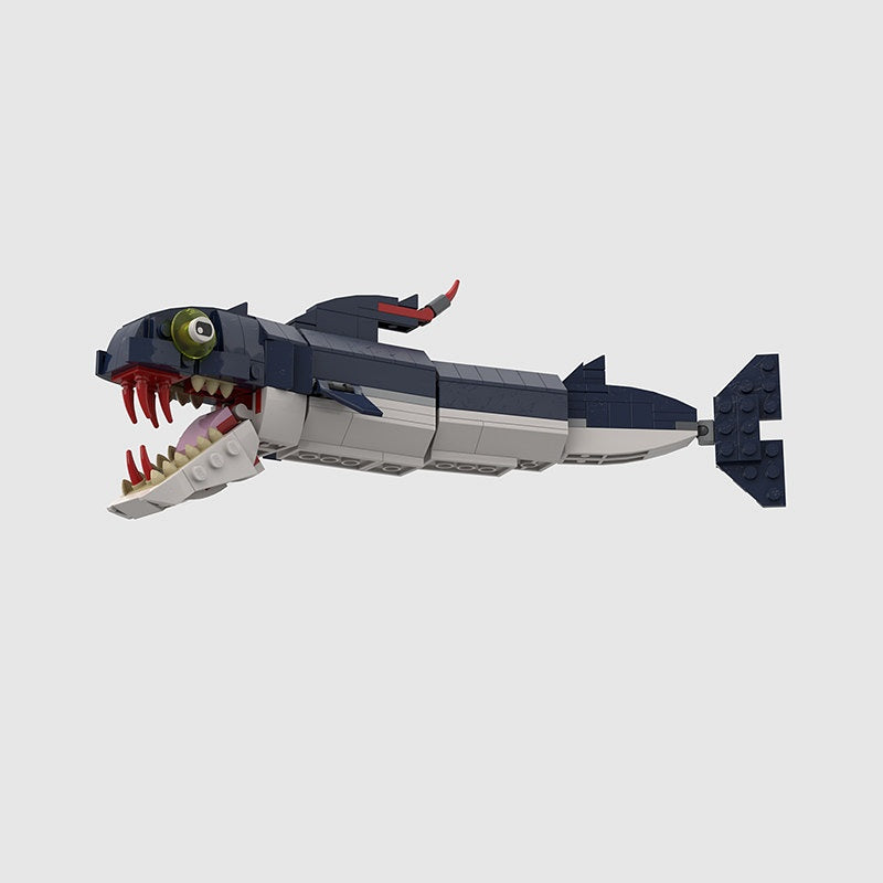 Viperfish MOC Building Kit | Deep Sea Animal Figure Model - 2