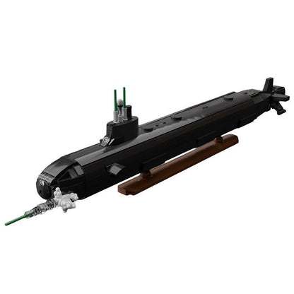 Virginia-Class Submarine MOC Building Kit - 1/200 Scale Naval Military Model - 4
