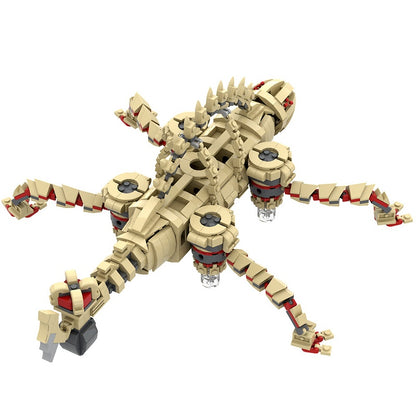 Volcanic Fire Ancient Mechanical Beast Building Kit | LEGO-Compatible MOC - 5