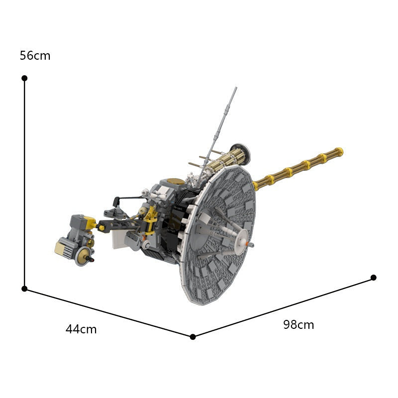 Voyager Space Probe 1:12 MOC Building Kit | Deep Space Exploration Model - 4