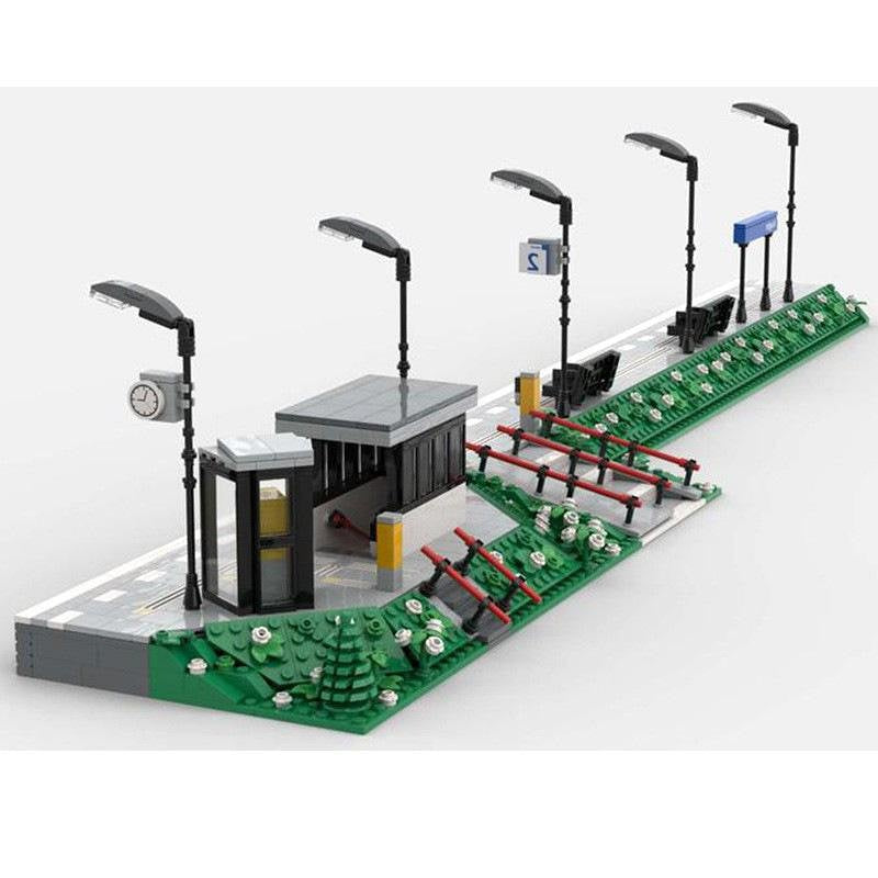 Vught Train Station Platform 2 MOC Building Kit | Railway Architecture - 5