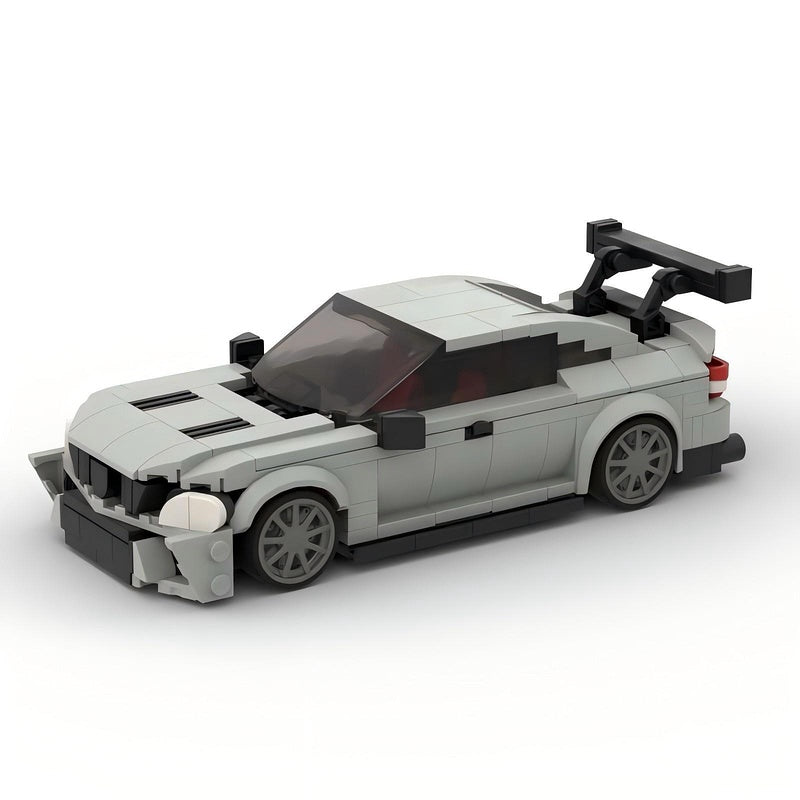 W204 Black German V8 Coupe High Performance Sports Sedan Building Kit | LEGO-Compatible MOC - 1