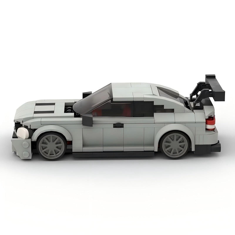 W204 Black German V8 Coupe High Performance Sports Sedan Building Kit | LEGO-Compatible MOC - 2
