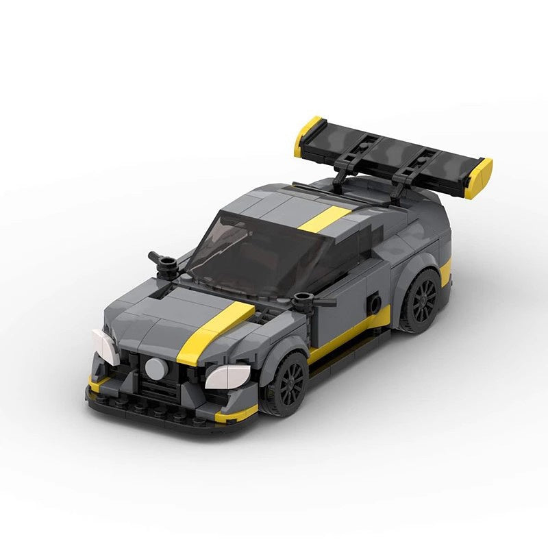 W205 V8 Performance Sedan Building Kit | 8 Wide LEGO-Compatible MOC - 1