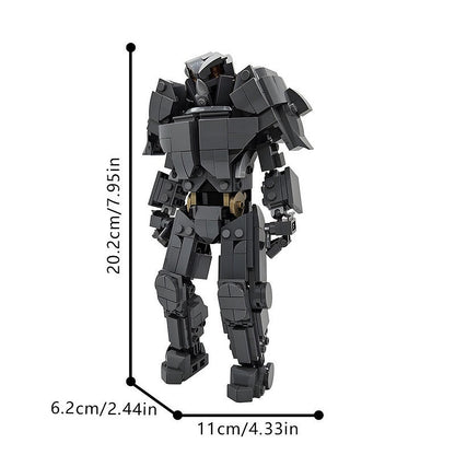 Wasteland Power Armor MOC Mecha Figure Building Kit | Sci-Fi Robot - 3