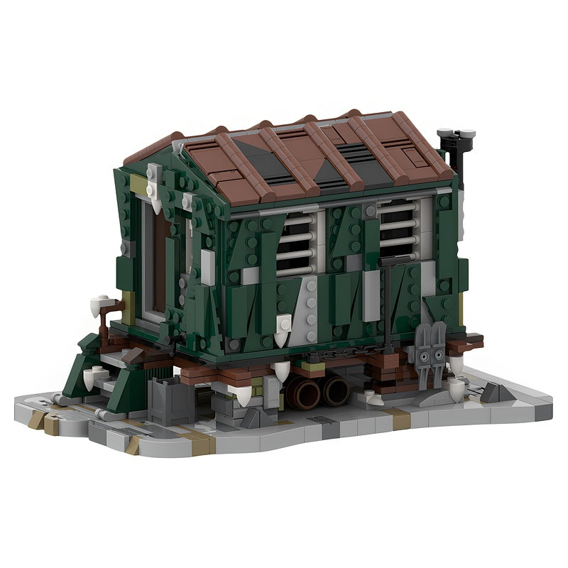 Weathered Wilderness Survival Shack MOC Building Kit - 1