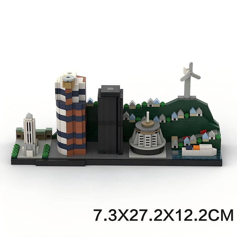 Wellington Skyline Building Kit | LEGO-Compatible MOC - 5