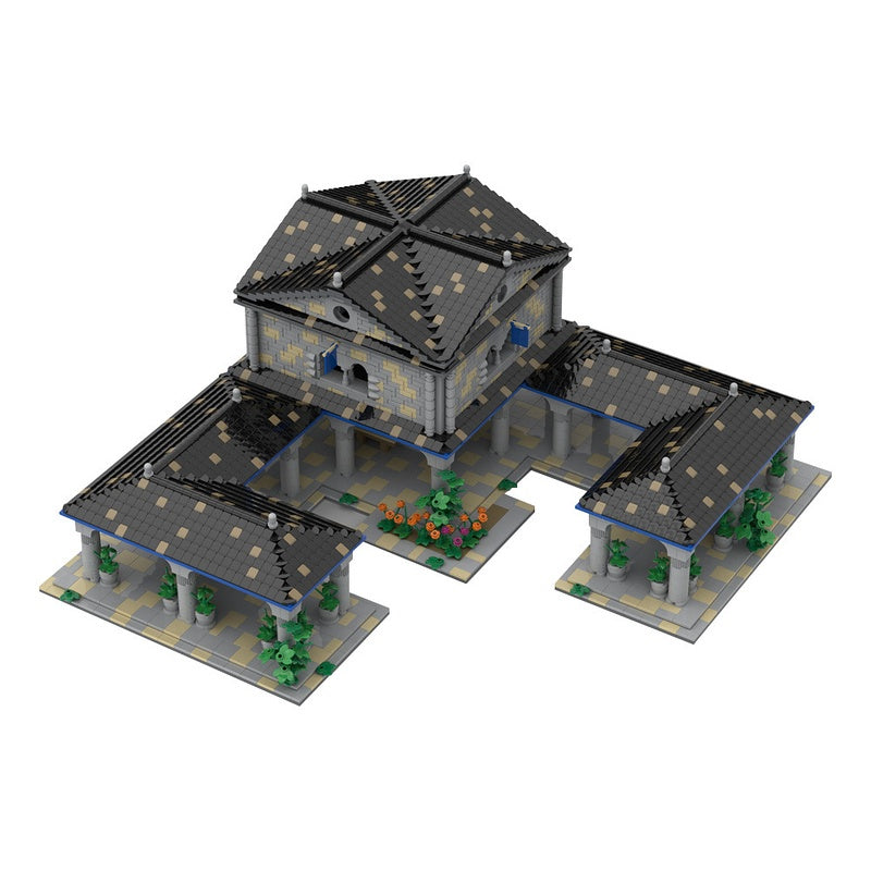 Western European Town Center Building Kit | LEGO-Compatible MOC - 2