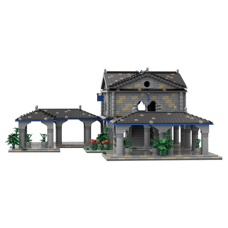 Western European Town Center Building Kit | LEGO-Compatible MOC - 3