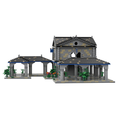 Western European Town Center Building Kit | LEGO-Compatible MOC - 3