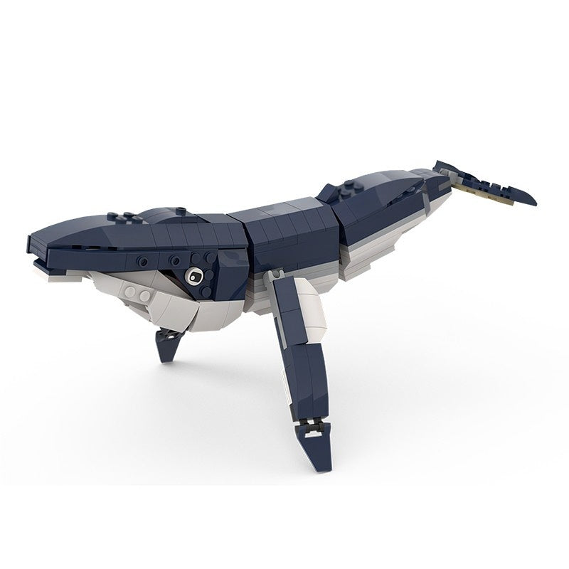 Whale Collection MOC Building Kit | Marine Life Animal Figure Models - 4