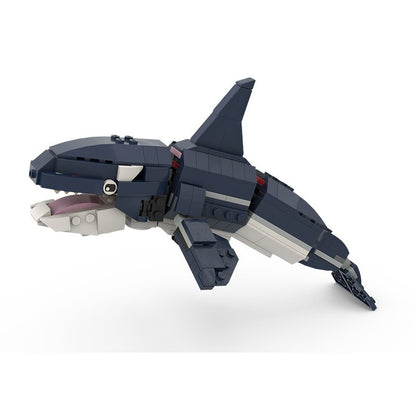 Whale Collection MOC Building Kit | Marine Life Animal Figure Models - 8